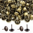 thumbnail image 1 of 500 Pcs Ongles de Rembourrage, Ongles Décoratifs Robustes 17X11 mm Bronze Ongles Rétro DIY, 1 of 5