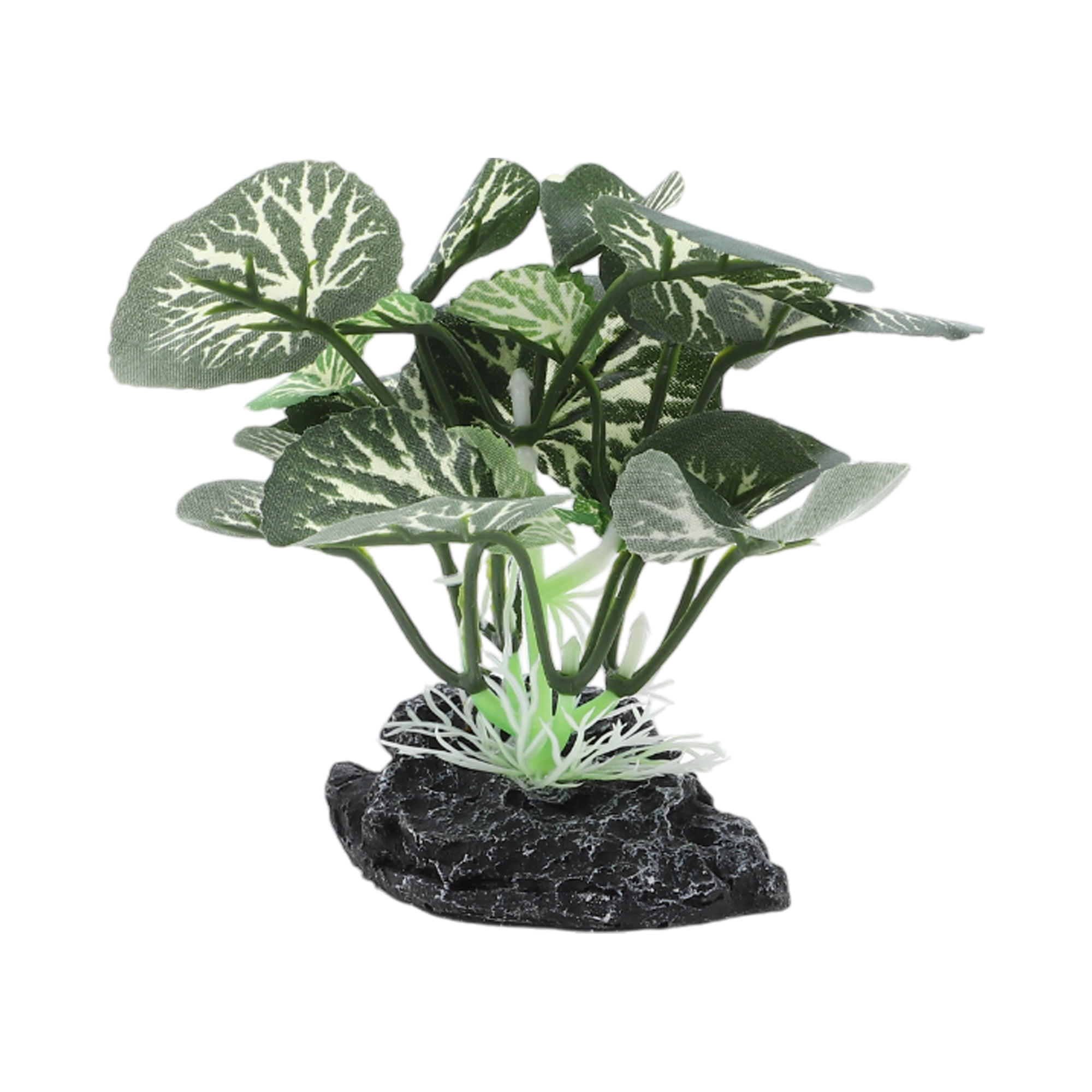 Unique Bargains Aquarium Plastic Plants, Silk Aquarium Plants Silk Plants for Betta Fish Tank 3.94" Tall