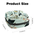 thumbnail image 2 of Sanitary Napkin Storage Bag, Birds on Branch Portable Menstrual Pad Bag for Teen Girls Store Panty Liners Tampons Sanitary Pads for Women Ladies, 2 of 6