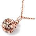 thumbnail image 2 of Exquisite Rhinestone Lantern Aromatherapy Cage Necklace Clavicle Chain Sweater Chain Party Birthday Gift Female Jewelry Accessories (Light Rose Gold), 2 of 5