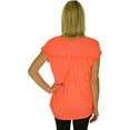 thumbnail image 2 of Calvin Klein Performance Women's V-Neck Posey Burnout Tee Size Small Size S, 2 of 2