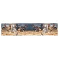 thumbnail image 2 of MYPOP Horse Herd Run in Desert Sand Storm Polyester Long Table Runner 16x72 incheses, Dramatic Sky with Horse Table Cloth Placemat for Office Kitchen Dining Wedding Party Home Decor, 2 of 6