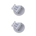 thumbnail image 3 of Wosthever Gancho adhesivo sin costuras de tres ramas Gran capacidad de carga Ganchos de barra Soporte para llaves de baño Bastidores de Gris 2piezas, 3 of 6