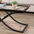 thumbnail image 5 of SEI Furniture Vogue Black Coffee Table with Glass Top, 5 of 9