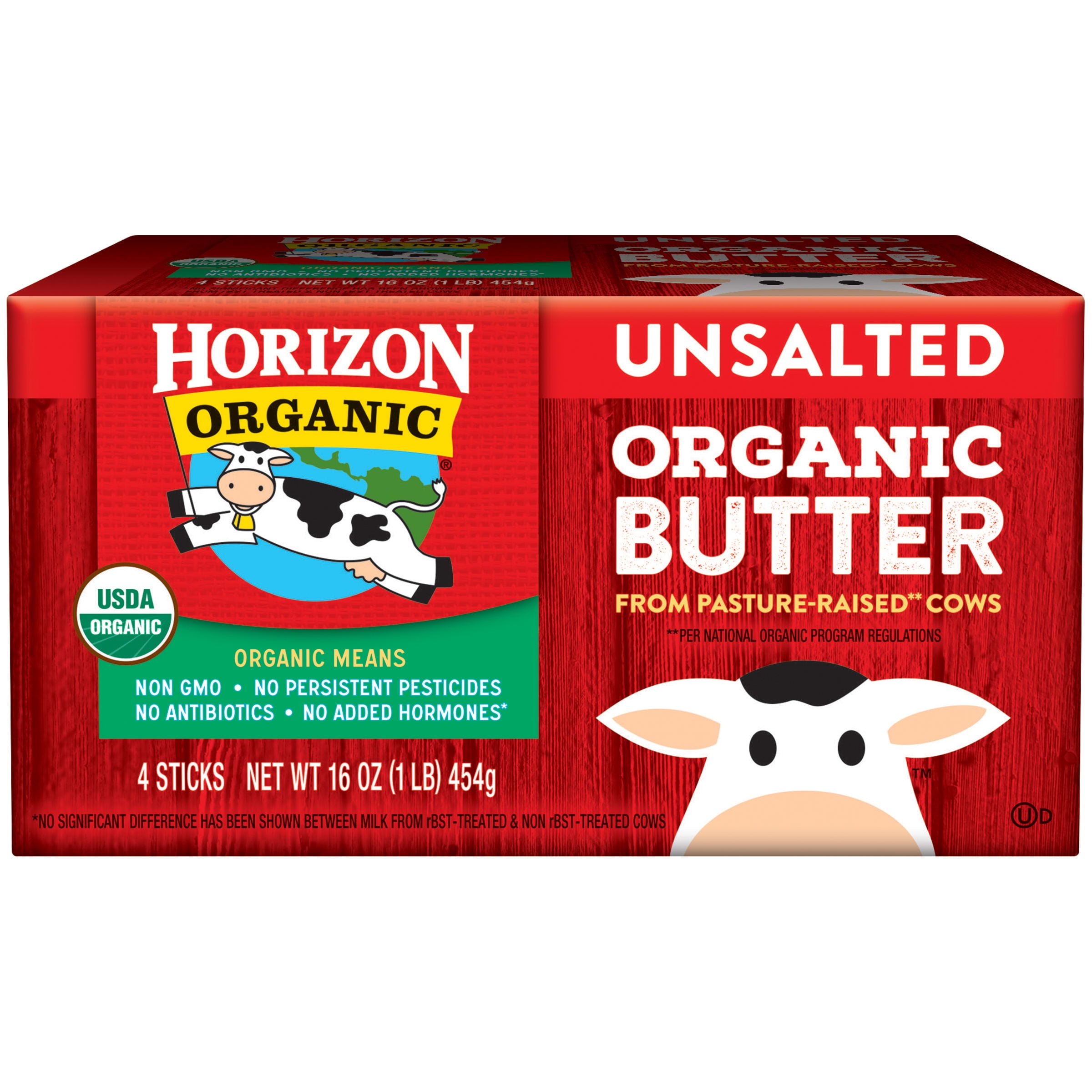 Horizon Organic Unsalted Butter Sticks, 16 Oz., 4 Count