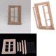 thumbnail image 1 of 3 Piezas 1/12 Ventana de 6 Paneles Casa de Cualquier Decoración de Habitación perfke Ventana en miniatura de la casa de muñecas, 1 of 8