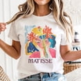 thumbnail image 3 of Matisse Floral Graphic Tee: Vintage Botanical Art T-Shirt T-shirt Sizes S-5XL Goldengate, 3 of 5
