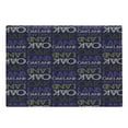 thumbnail image 1 of Oakland Cutting Board, Repetitive Modern and Graphic Lettering Layout, Decorative Tempered Glass Cutting and Serving Board, in 3 Sizes, by Ambesonne, 1 of 2
