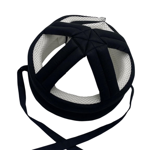 Mayor de ancianos protector con gorra anti -otoño, transpirable, producto seguro para hombres, cómodas protectores de personas mayores negro