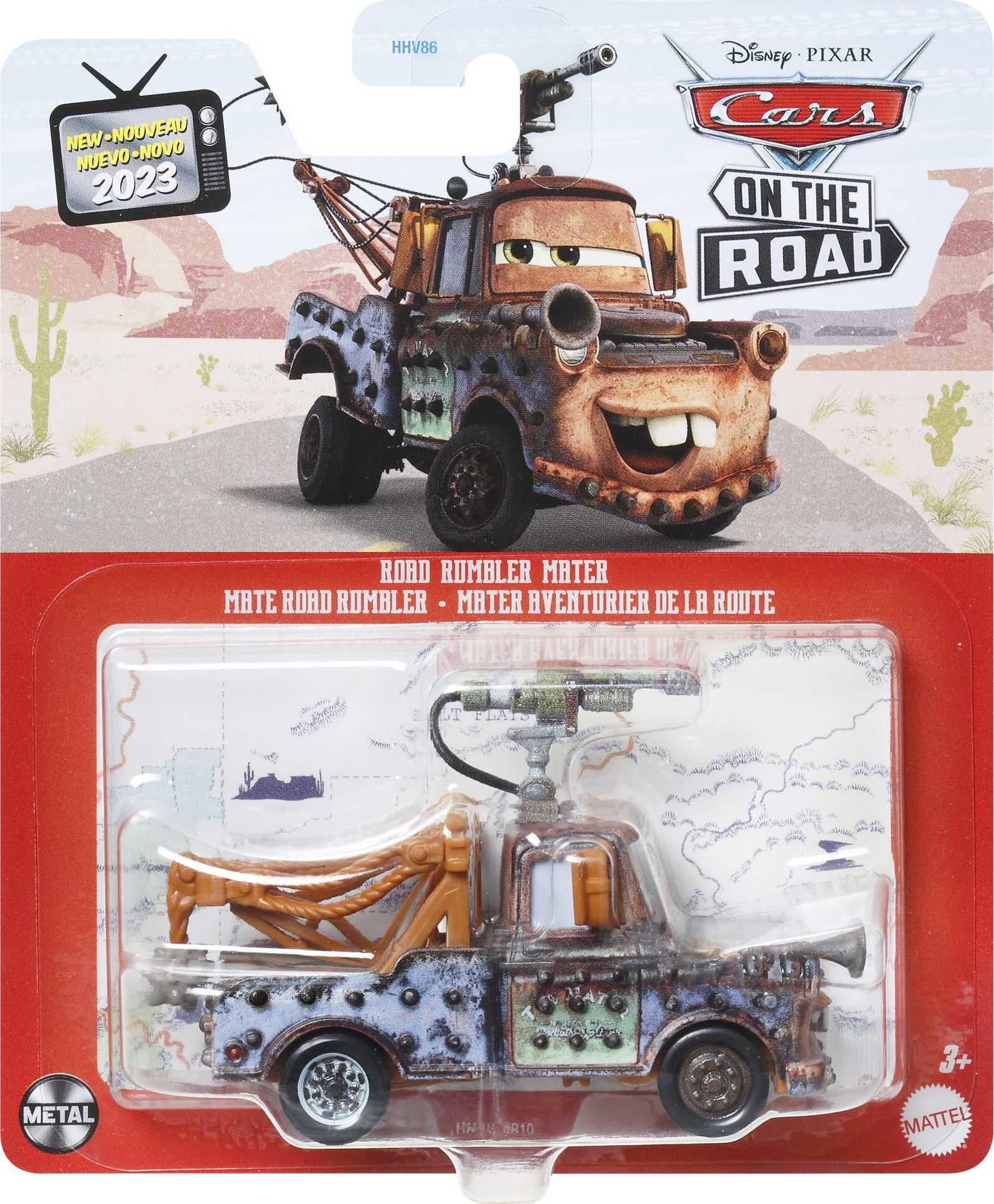 Disney and Pixar Cars Road Rumbler Lightning McQueen Die-Cast Toy Car, 1:55  Scale Collectible 