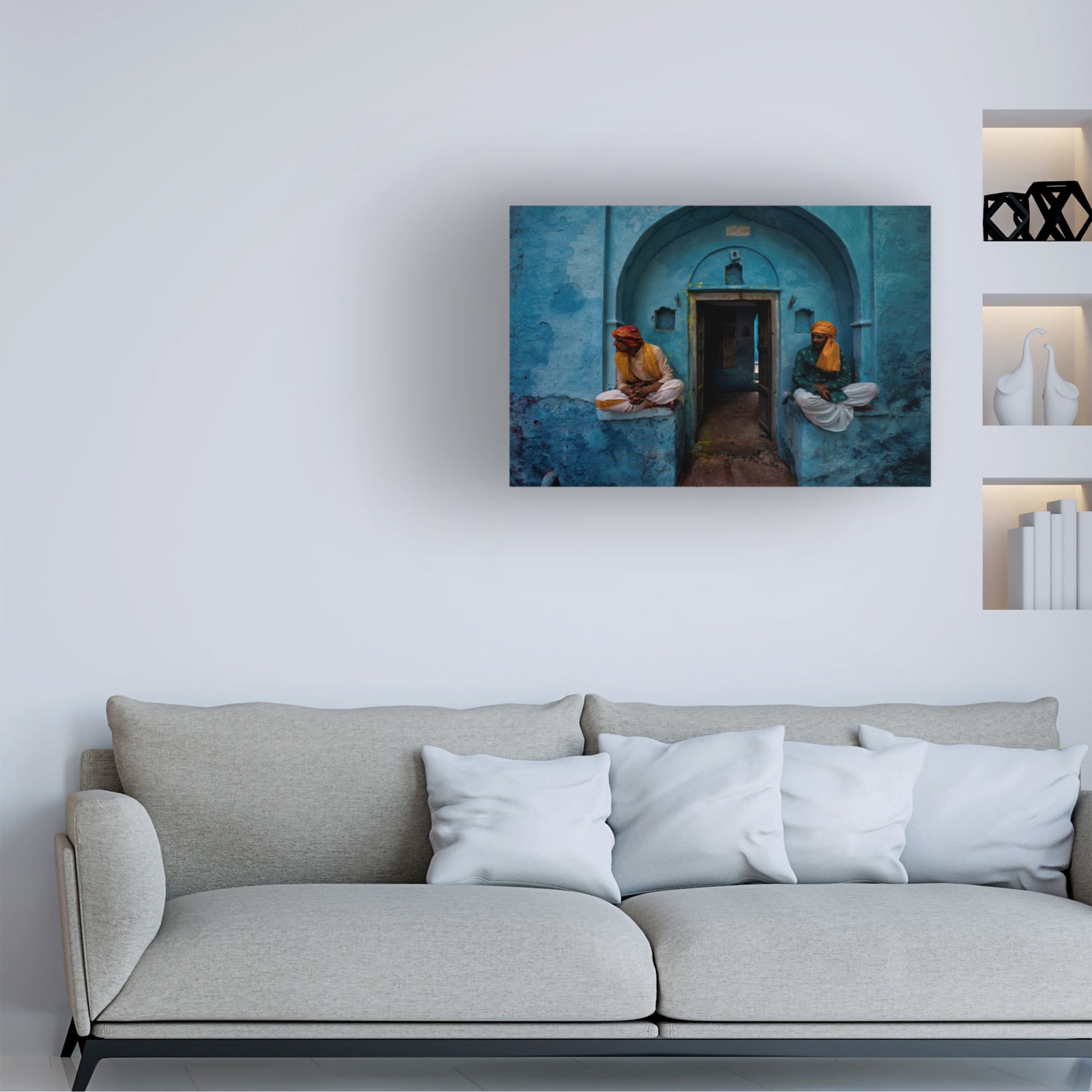 Canvas Wall Art - Shirshendu 'Door' Wall Art for Living Room, Bedroom, or Office Décor by Trademark Fine Art - 32 x 22 Inches