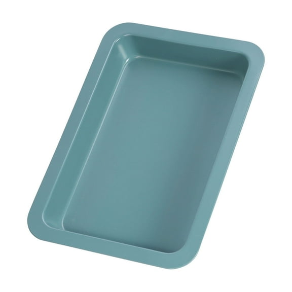 CHEFMADE Baking Sheet Pan, Nonstick 11-inch Lasagna pan, Deep Baking Bakeware for Oven Baking(Green)