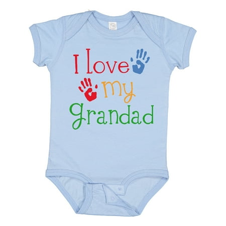 

Inktastic Grandad Grandkids Handprints Boys or Girls Baby Bodysuit