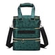 thumbnail image 4 of Bolsa organizadora de esmaltes de uñas, bolsa de maquillaje, correa para el hombro, estuche de transporte multiusos Verde, 4 of 7