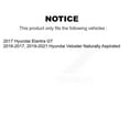 thumbnail image 2 of SIM Front Rear Semi-Metallic Brake Pads Kit for Car Kia Forte Hyundai Veloster Forte5 Elantra GT KSM-100525, 2 of 8