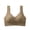 Khaki KHL2, variant on YLOMAY Bra for Women Underwear Woman Lift up Gathered No Underwire Bras Solid Color Comfortable Brassiere Loose Casual Wear Brown L