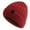 Red, variant on Dyfzdhu Women Foldable Handmade Ear Protection Warm Wool Cap Cotton Slouchy Hat Knitted Windproof Cold Sweat Gray