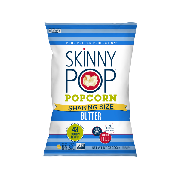 SkinnyPop Butter Popcorn, 6.7 Oz.