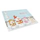 thumbnail image 1 of Tabla de cortar de vidrio Caroline's Treasures BB2425LCB Feliz Navidad Carolers Cocker Spaniel Buff grande multicolor, 1 of 1
