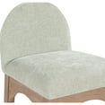 thumbnail image 4 of Meridian Furniture Waldorf Mint Chenille Fabric Stool, 4 of 7