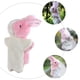 thumbnail image 3 of EeaseMX 1 marioneta de mano de conejo para niños, juguetes de rol de dibujos animados, adorable marioneta de peluche., 3 of 7
