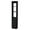 Black, variant on Nmkwnr Single Door Wood Tall Storage Cabinet with 3 Open Shelves and 2 Inner Shelves, Perfect for Living Room, Bathroom, White