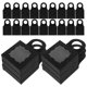 thumbnail image 3 of GOOHOCHY 25 uds Cajas de Regalo de papel Cajas de Favor caja para colgar botellas de vino cajas de papel con ventana transparente, 3 of 7
