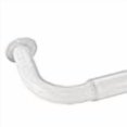 thumbnail image 3 of Room Darkening Curtain Rod Wrap Around Design Extra-Thick 1-Inch Diameter Single Drapery Rod Extendable Metal Rod Set For The Blackout Curtains And Sheer (White 28-48""), 3 of 4