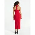thumbnail image 3 of No Boundaries Square Neck Halter Top and Midi Skirt Set, 2-Piece, Women's, 3 of 4