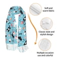 thumbnail image 3 of Shawl Wraps for Women - Cute French Bulldog Cake Love Oversized Fall Winter Fashion Blanket Scarf for Women, 3 of 6
