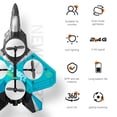 thumbnail image 2 of Juguetes De Vuelo 2.4ghz 6ch Rc Aircraft Hobby Toys Aviones de control remoto para niños principiantes, 2 of 7