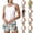 Army Green, variant on Plus Size Swimsuit for Women Pineapple Flower - Hawaiian Print Tankini Cute Pattern Summer Vacation Pool Party,Green L