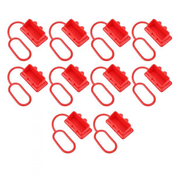Cubierta del extremo del conector de alimentación, cubierta del conector de 10 piezas Conector de enchufe Cubierta de plástico Cubierta antipolvo para una cubierta del conector de una carretilla el