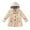 Beige, variant on IROINNID Boys Girls Solid Color Windproof Storm Jacket Detachable Hooded Waterproof Mid Long Coat