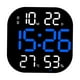thumbnail image 3 of Reloj digital de pared Gloria con control remoto azul, 3 of 9