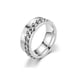 thumbnail image 1 of Meet Cadena Giratoria Europea Americana De Moda Romana Números Romanos Anillo De Acero Inoxidable Simple Titanio, 1 of 3