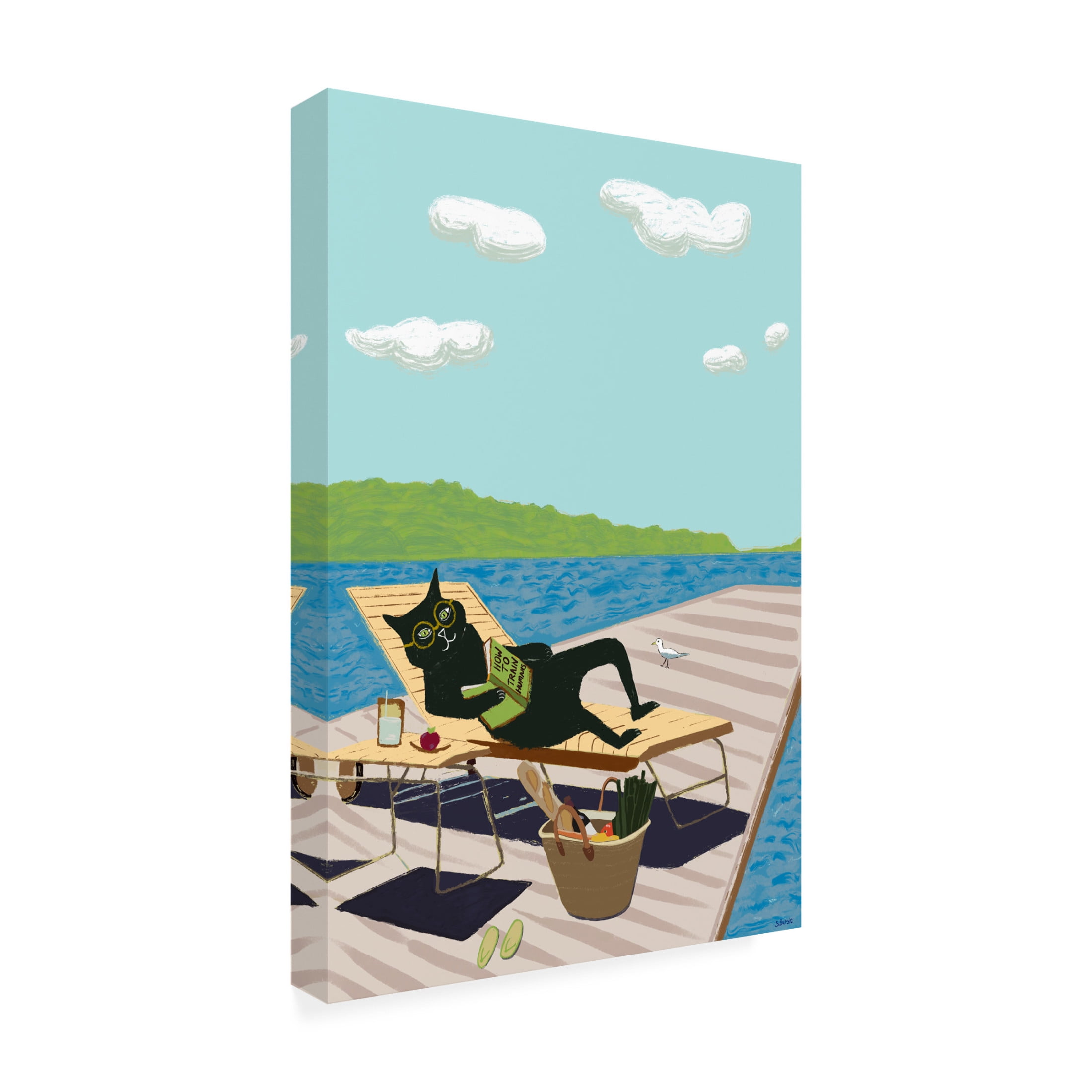 Trademark Fine Art Sharyn Bursic  Summer Break Canvas Wall Art