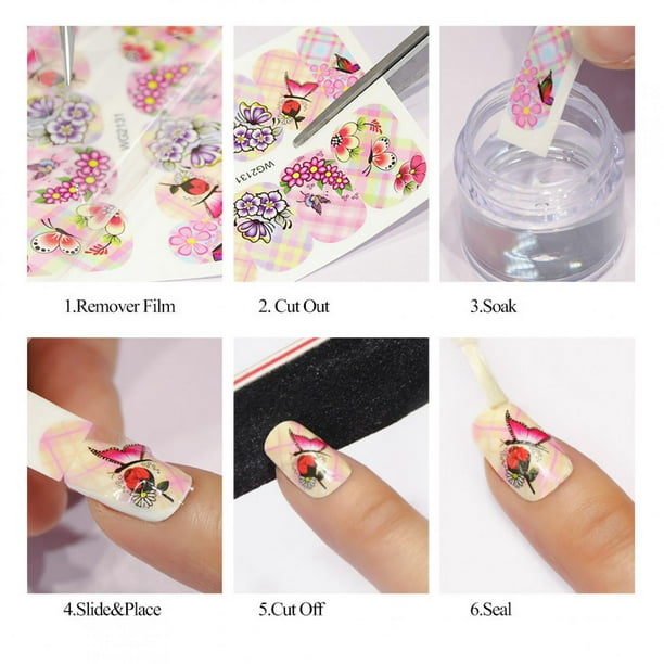 Nail on sale 3d stickers