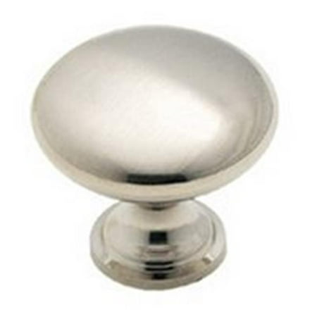 Amerock Corp 14404SCH 1 19 In Round Knob Brushed Satin Chrome