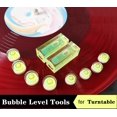 thumbnail image 2 of Phono Niveau d'Esprit Haute Précision de Perles Arcylique Rond Mini Outils de Niveau de Bulle Instrument Horizontal pour Plateau Tournant 2 Pcs Colonnaire, 2 of 6