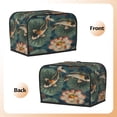 thumbnail image 4 of Toaster Cover For 2 Or 4 Slice, Two Or Four Slice Toaster Hood Dust-Proof Cover For Home Kitchen Washable Small Appliance Koi Fish Vintage (8), 4 of 5
