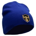 thumbnail image 4 of Bull Face Embroidered 8 Inch Short Beanie - Royal OSFM, 4 of 5