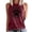 Wine, variant on Aoochasliy Tank Tops for Women Fashion Casual Women Sleeveless Printed Ladies Round Neck Tops Vest T-Shirt