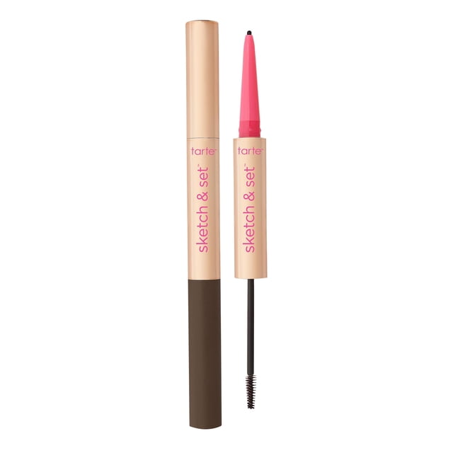 Set de lápiz para cejas y gel tintado Tarte Big Ego Black Brown