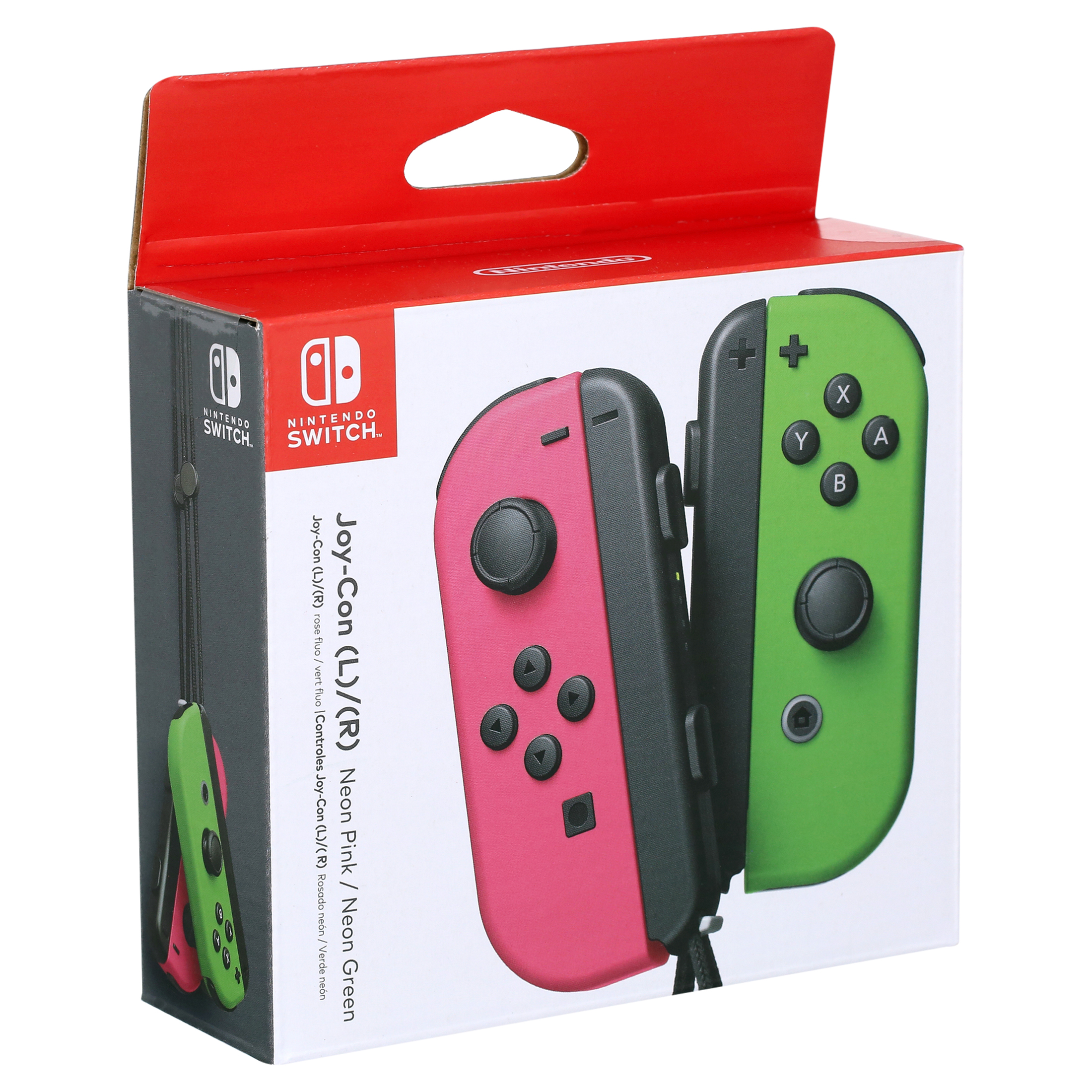 Nintendo Switch Joy-Con Pair, Neon Pink and Neon Green - image 5 of 6
