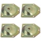 thumbnail image 3 of Angled Mounting Plates For Furniture Legs 4Pcs Set Designed For Wooden Furniture Legs Corrosion Resistant 12 Degree Angled Installation, 3 of 3