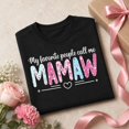 thumbnail image 4 of My Favorite People Call Me Mamaw Graphic T-Shirt Grandma Gift Unisex Tee, 4 of 9