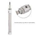 thumbnail image 4 of 2PCs Double-Acting Pneumatic Air Cylinder, CDJ2B10-45B 10mm Diameter 45mm Stroke Mini Air Cylinder for Printing Semiconductor and Automation Control, Quieter, Cleaner, 4 of 7