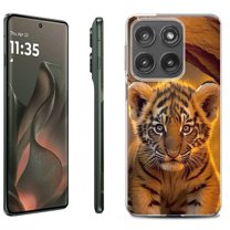 For Motorola Moto Edge 5G 2025 Protective Shockproof Phone Case, by OneToughShield - Tiger Cub