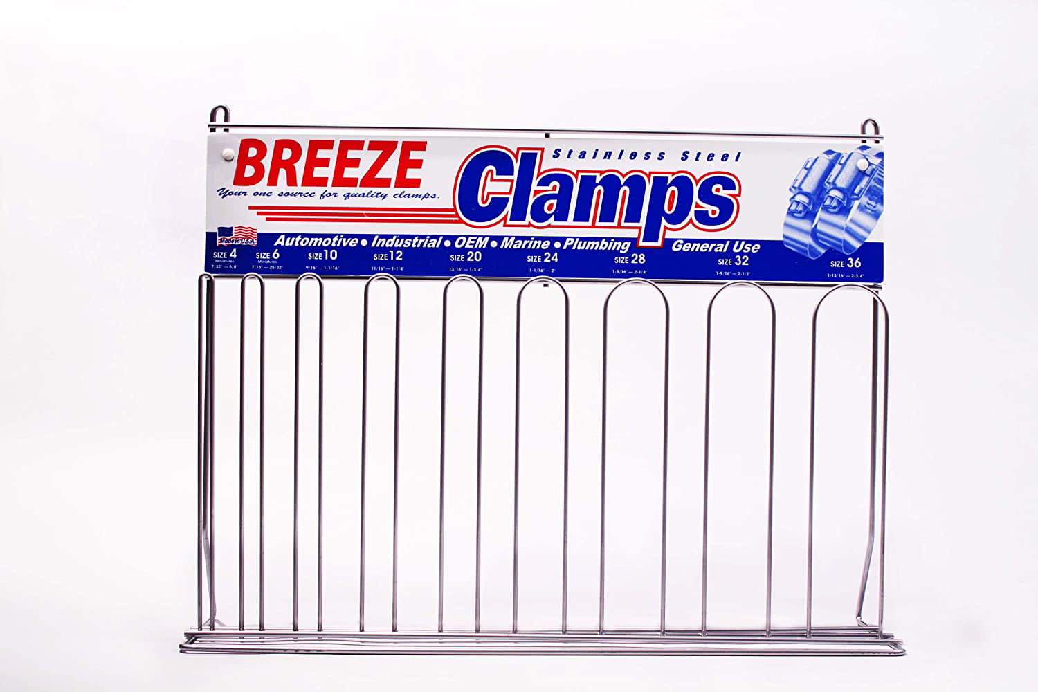 Breeze 6200 Empty Hose Clamp Display Rack for sale online 